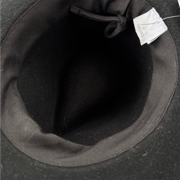 NWT Nikki Beach Wool Fedora Hat Western Boho Black UPF 50+ One Size main image 8